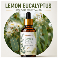 Huile Essentielle d'Eucalyptus Citronné Naturelle Pure ; Anti-inflammatoire et Revitalisante, Convient pour l'Aromathérapie et les Diffuseurs.