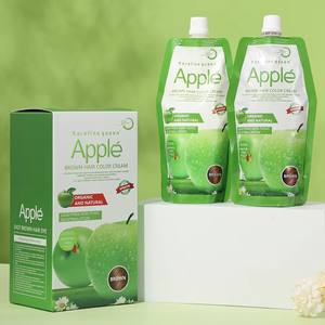 Champú <span class=keywords><strong>de</strong></span> <span class=keywords><strong>color</strong></span> <span class=keywords><strong>de</strong></span> cabello <span class=keywords><strong>de</strong></span> manzana sin amoníaco <span class=keywords><strong>de</strong></span> alta calidad, venta al por mayor, uso doméstico, tinte <span class=keywords><strong>de</strong></span> cabello negro, marcas <span class=keywords><strong>de</strong></span> Etiqueta Privada, OEM, ODM para mujeres y hombres - Product Image 1