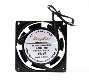 工业交流轴流冷却风扇 8025 8038 9225 9238 12025 12038 110V 220V 两滚珠轴承防水风扇，支持 OEM/ODM - Product Image 2