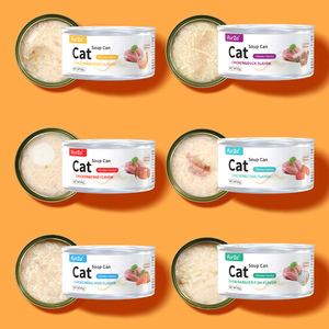 85G Vários sabores enlatados fresco molhado <span class=keywords><strong>Cat</strong></span> <span class=keywords><strong>Food</strong></span> <span class=keywords><strong>Cat</strong></span> Snacks e deleites para sopa carne Pet <span class=keywords><strong>Food</strong></span> - Product Image 2