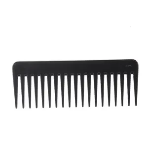 Women Anti Static Acetic Acid Hair Comb Portable Salon Thick Long Curly Shampoo Plastic Wide Tooth Hair Comb