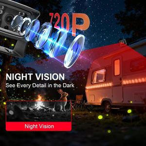 Système de sécurité avec <span class=keywords><strong>caméra</strong></span> de recul sans fil, moniteur numérique 7 pouces avec <span class=keywords><strong>caméra</strong></span> infrarouge <span class=keywords><strong>pour</strong></span> véhicule, bus scolaire - Product Image 5