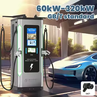 Nouvelle station de charge DC multifonctionnelle BLUESKY CDZ-YE 60 kW, compatible avec les bornes de recharge rapides commerciales CCS2/GB/T, en vente flash