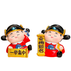 Little Scholar Ornament Resin <b>Desk</b> Decoration Student Gift For Success 2025 Style - Product Image 5