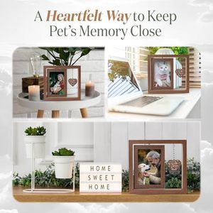 4x6 Pet Memorial Photo Frame - Keepsake <strong>Remembrance</strong> Sympathy <strong>Gift</strong> for Loss of Dog or Cat - No Longer by My Side but Forever in - Product Image 4