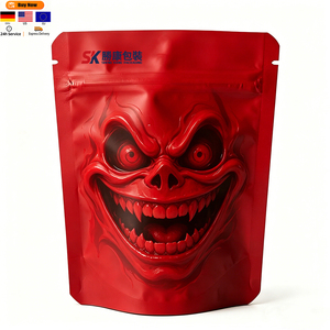 Sac à glissière mat en EVA imprimé par gravure personnalisé de haute qualité, sac en plastique PE recyclable, conception personnalisée, ODM, 100 pièces, pour aliments - Product Image 1