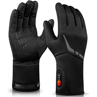 Gants de ski chauffants respirants Wasoto avec sangle de poignet légère et compatibles écran tactile pour des mains au chaud
