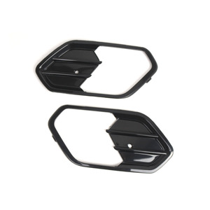 Ford Escape Front Fog Light Bezels FO1038164 FO1039164 <b>ABS</b> Black Lower Grille Cover 2017-2019 - Product Image 4