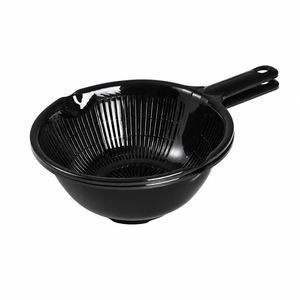 Panier égouttoir double couche en PP pour fruits et légumes avec poignée, passoire de cuisine transparente - Product Image 6