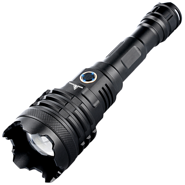 4500 Lumens USB Rechargeable Aluminum Power Bank Flashlight Flashlight with 21700 Battery