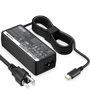 ที่ชาร์จสำหรับคอมพิวเตอร์แล็ปท็อป Lenovo 65W 45W USB C อะแดปเตอร์เร็ว