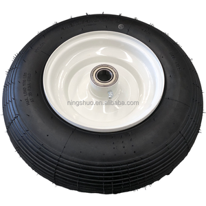 थोक 365x84mm <span class=keywords><strong>wheelbarrow</strong></span> प्रतिस्थापन टायर 350-8 हवा भरी inflatable पहिया 13 16 इंच वायवीय रबर पहिया - Product Image 2