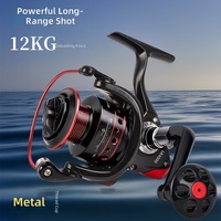 Moulinet de pêche tout métal pour lancer à gauche, longue portée, anti-corrosion, pour canne de mer, canne de surf et pêche en radeau