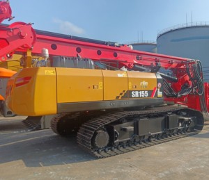 Machine de forage rotative hydraulique haute performance SR125-C10 45m 1300mm, engin de fondation profonde, capacité 37 tonnes, roulement moteur - Product Image 4