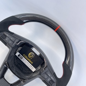 Volante in Fibra di Carbonio e Alcantara Personalizzato di Alta Qualità per <span class=keywords><strong>SEAT</strong></span> Leon Cupra ST MK3 Alhambra Ibiza Toledo Ateca <span class=keywords><strong>Arona</strong></span> - Product Image 4