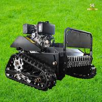 Haute efficacité tout Terrain buissons chenille de qualité Ultra industrielle Intelligent agricole verger faucille Robot fléau tondeuse à gazon
