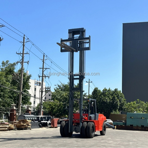 12 Ton 15 Ton 16 Ton Forklift Yüksek Kalite Özel <span class=keywords><strong>2</strong></span> Kademeli Mast 6 Metre Kaldırma Yüksekliği ile Liman İskelesi Konteyner Kaldırma ve Yükleme İçin - Product Image 3