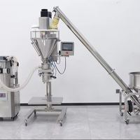 Machine de remplissage à vis sans fin en acier inoxydable 304 de 15 kg, capacité 50g~15kg, pour poudre de maïs, farine, cacao, aliments et détergent