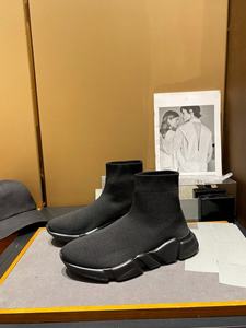 Chaussures de sport en tricot pour hommes de marque de luxe haut de gamme, douces, légères et respirantes, chaussures de marche décontractées rétro - Product Image 1