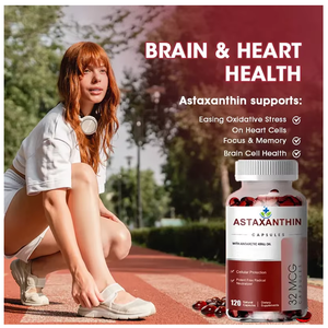 אוסרסון OEM אסטקסנטין כמוסות רכות תוסף תזונה פעילות נוגדת חמצון תמיכה בבריאות העור והעיניים 12 24 מ\\\"ג כמוסות רכות אסטקסנטין - Product Image 2