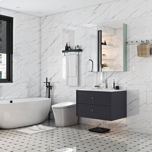 Papel Tapiz Autoadhesivo Moderno de Cerámica con Efecto Mármol XPE Antiestático e Impermeable <span class=keywords><strong>para</strong></span> Paredes de Baños en Apartamentos - Product Image 3