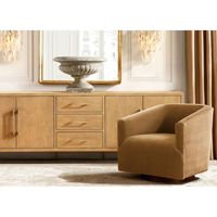 Fauteuil pivotant en velours, style américain, luxe léger, écologique et durable, pour bureau et petit appartement