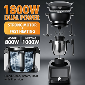 <span class=keywords><strong>Robot</strong></span> <span class=keywords><strong>Cuiseur</strong></span> Thermocuiseur 1800W 4.5L, Mixeur Chauffant, Préparateur de Soupes, Smoothies et Shakes, <span class=keywords><strong>Robot</strong></span> Culinaire Domestique, Appareil de Cuisine - Product Image 3