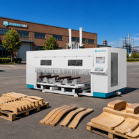 Centre d'usinage 5 axes intégré JR-T2-35 pour la fabrication de meubles en bois massif, routeur CNC