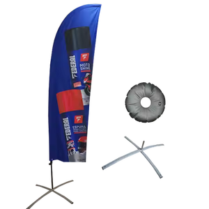 Pancarta voladora en forma de lágrima, asta de bandera de playa y pancartas, publicidad personalizada, sistema de asta de pluma, asta de bandera de barco - Product Image 6