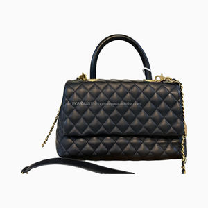 Elegante Mini Bolso de Mano Acolchado Coco para Mujer, Bolso de Hombro de Cuero de Lujo con Cadena y Asa Metálica para Boda - Product Image 6