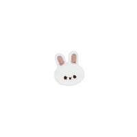 Meilleures ventes : Accessoires capillaires décoratifs brodés, pinces à cheveux, autocollants en tissu toile à motifs lapin mignon et petit ours de dessin animé