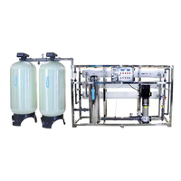 Machinerie de traitement de l'eau 5t avec UV 5000 L/H pour système d'osmose inverse d'eau potable, système de filtration d'eau RO