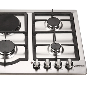 Vente en gros <span class=keywords><strong>de</strong></span> cuisinières mixtes personnalisées <span class=keywords><strong>pour</strong></span> la maison fabricant prix <span class=keywords><strong>de</strong></span> gros <span class=keywords><strong>pour</strong></span> la maison 4 brûleurs cuisine cuisinière à gaz électrique plaques <span class=keywords><strong>de</strong></span> cuisson - Product Image 1
