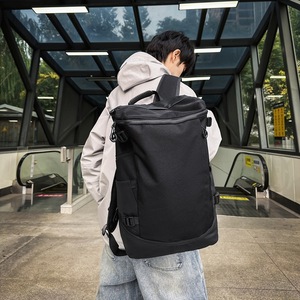 <b>Large</b> Capacity 19-Inch Sports <b>Backpack</b> Zipper Fashion Casual <b>School</b> Pack Waterproof Oxford Packs - Product Image 4