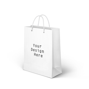 Paper <b>Bag</b> <b>Gift</b> <b>Bag</b> with Ribbon Blue <b>Gift</b> <b>Bag</b> - Product Image 4