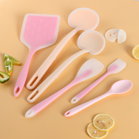 Ensemble d'ustensiles de cuisine en silicone sans BPA pour bébé, spatules pour la cuisson et aide culinaire