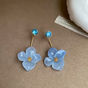 Pendientes de Resina Coloridos Inspirados en <span class=keywords><strong>Coquetas</strong></span>, con Cristales en Forma de Gota, Chapados en Oro, Hipoalergénicos - Product Image 3