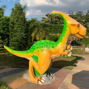 公园展览小型玻璃纤维雕像恐龙装饰