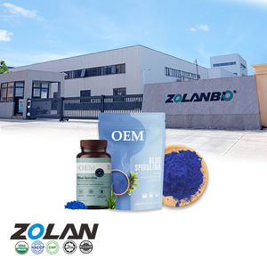 Poudre d'extrait de spiruline organique E6 en vrac soins de la peau phycocyanine E6 matières premières comprimés de spiruline avec HALAL HACCP KOSHER - Product Image 1