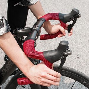 Riderace 2 pz nastro manubrio bici nastro traspirante morbido antiscivolo cinghia a trasmissione fissa per bici avvolge <span class=keywords><strong>MTB</strong></span> accessori per bicicletta RR7391 - Product Image 5