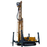 Foreuse rotative sur chenilles de 450 m de profondeur max. avec excellente performance, pompe de boîte de vitesses, alimentée au diesel