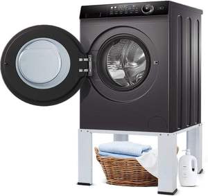 Socle de base en acier inoxydable, rehausseur de machine à laver et sèche-<span class=keywords><strong>linge</strong></span>, avec patins antidérapants amovibles, <span class=keywords><strong>support</strong></span> de rangement domestique moderne - Product Image 4