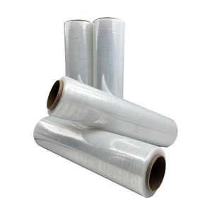 Film d'emballage extensible en plastique de 23 microns, impression personnalisée du logo/couleur, prix de gros bon marché pour l'emballage - Product Image 1