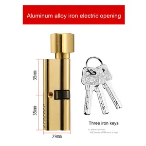 Hiện đại Châu Âu khách sạn nội thất cửa phần cứng lockset 6161 Vàng Antique Brass Hợp kim nhôm phòng ngủ cửa sổ cửa xử lý - Product Image 4