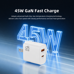<span class=keywords><strong>Adaptateur</strong></span> secteur portable GaN 45W à charge rapide Type C PD QC, prise US, pour <span class=keywords><strong>iPhone</strong></span> – <span class=keywords><strong>Prix</strong></span> usine - Product Image 3