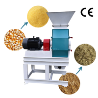 6t/h Kommerzielle Futtermittelanlage Wassertropfen-Hammermühle für Mais, Sojabohnen, Getreide, CE-Zertifizierte Tierfutter-Verarbeitungsmaschine
