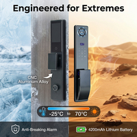 Système d'entrée intelligent Hiwink 2K avec identification faciale 3D, interphone vidéo Wi-Fi intégré, compatible Alexa et Google Home, solution de sécurité pour villa