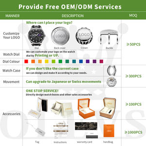 Montres chronographes lumineuses étanches à phases lunaires de marque commerciale personnalisée OEM 2893, montres de luxe pour hommes, montres à quartz pour hommes - Product Image 2