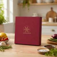 Boîte Cadeau de Noël Rigide Personnalisée avec Couvercle et Base, Structure Vide pour Gâteaux de Lune, Emballage de Noël pour Cosmétiques et Bijoux, Idéale pour les Fêtes