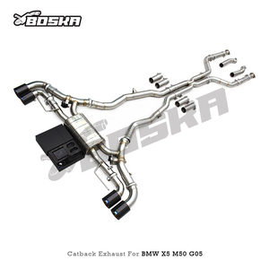 Silencieux arrière en acier inoxydable OEM pour BMW <span class=keywords><strong>X5</strong></span> <span class=keywords><strong>M50</strong></span> 4.4T G05 2019-2023, système d'échappement à sonorisation active Valvetronic avec kit de commande - Product Image 5